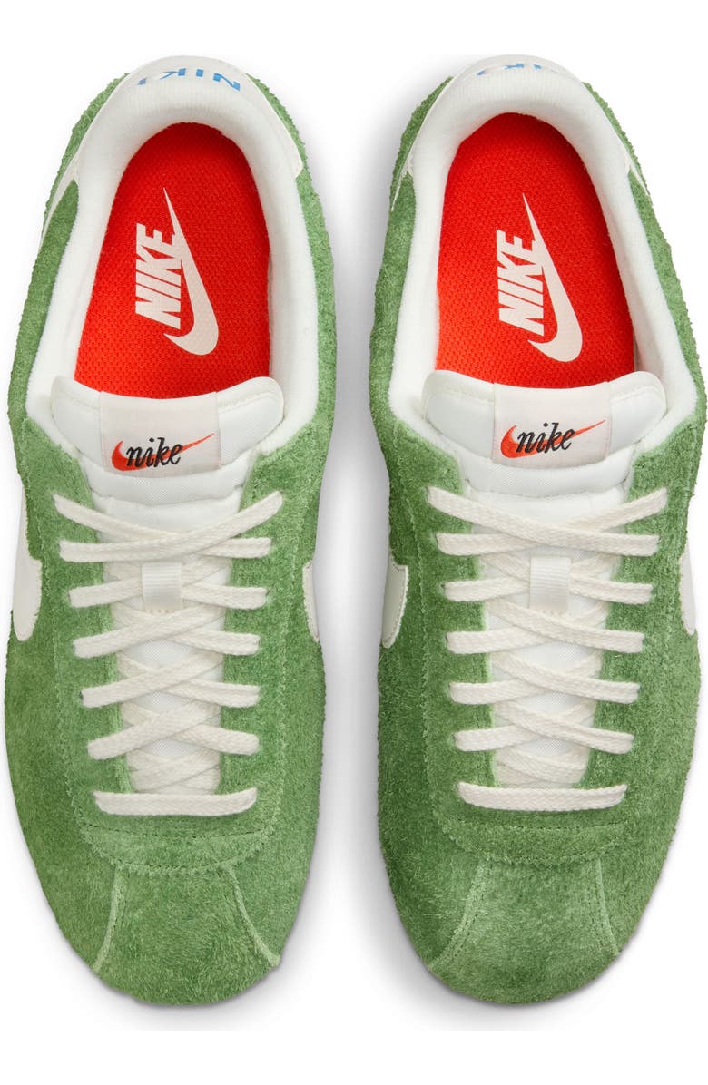 Nike Cortez Vintage Sneaker, Alternate, color, Chlorophyll/ Sail/ Light Blue