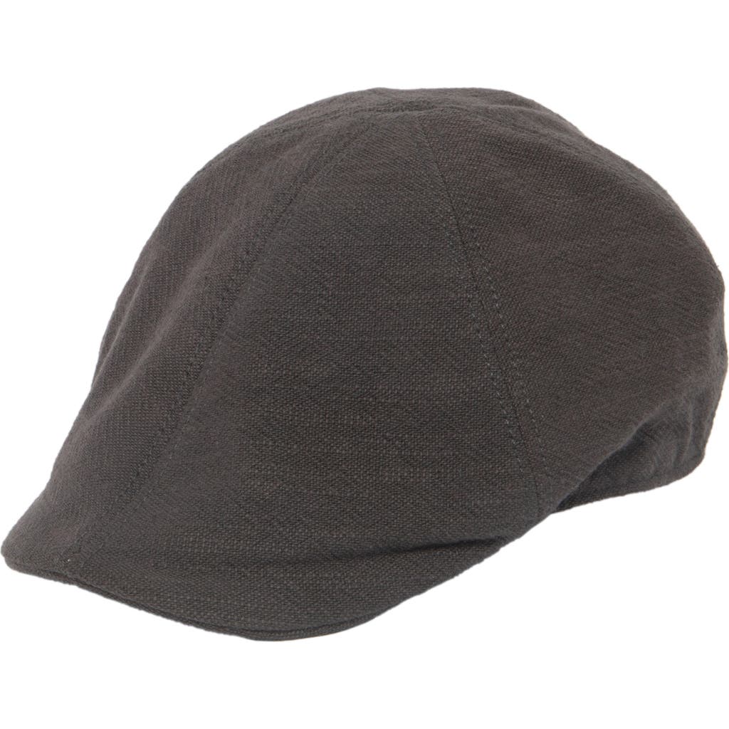 San Diego Hat Cotton Twill Driver Cap In Charcoal