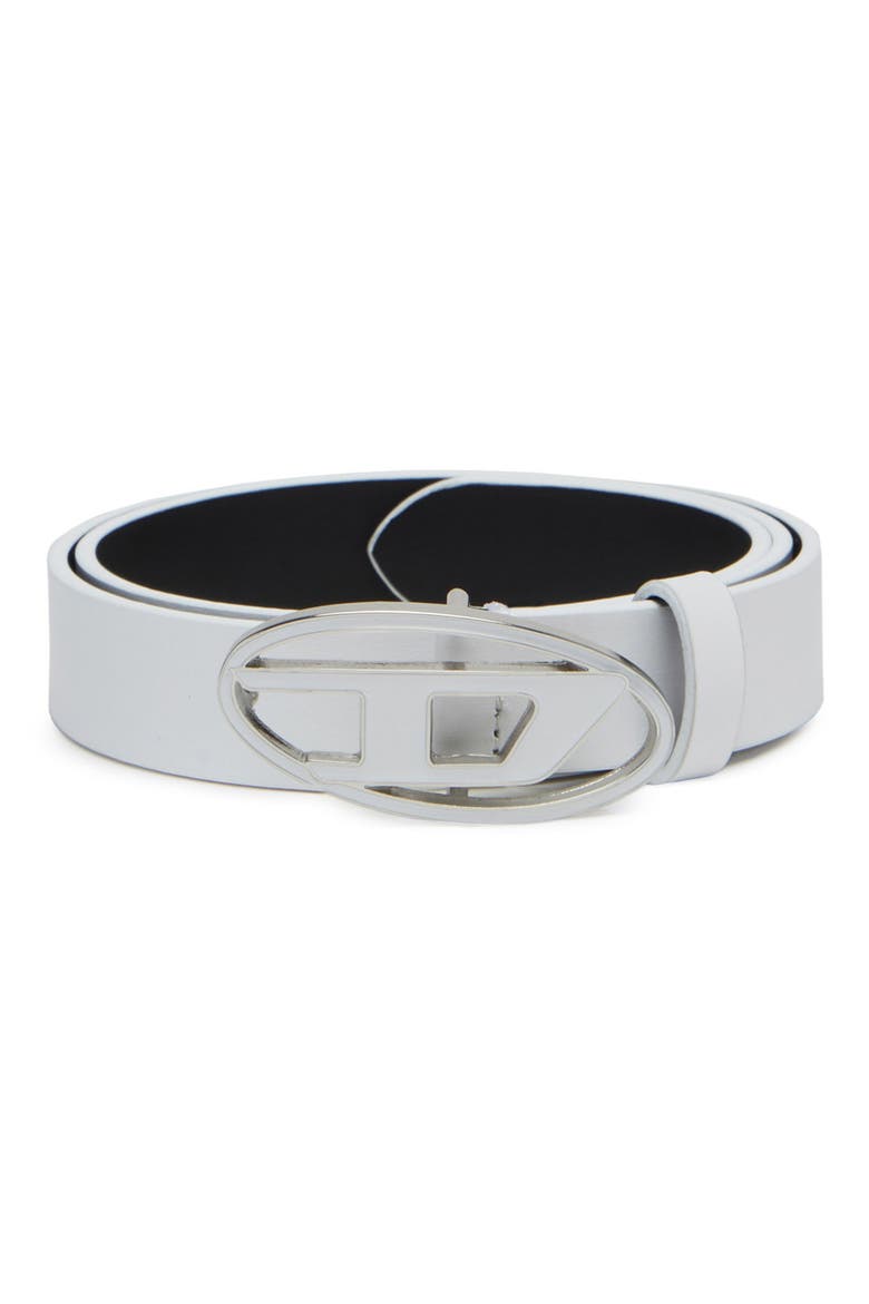 DIESEL® Oval D Buckle Leather Belt (Women) | Nordstrom