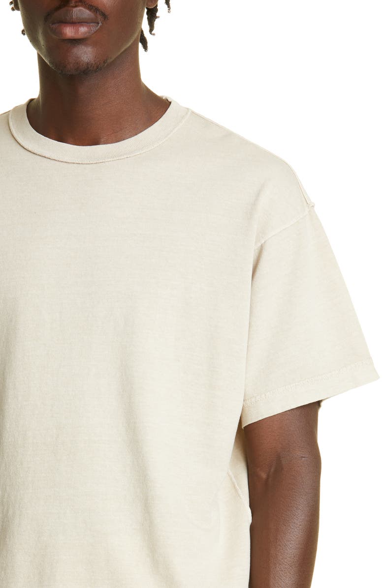 John Elliott Men's Oversize Reverse Crop T-Shirt, Alternate, color,