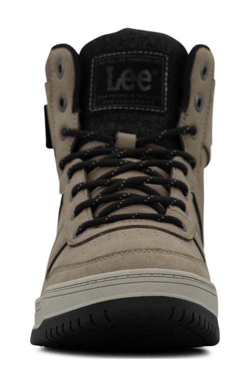 Lee Noah High Top Sneaker In Brown