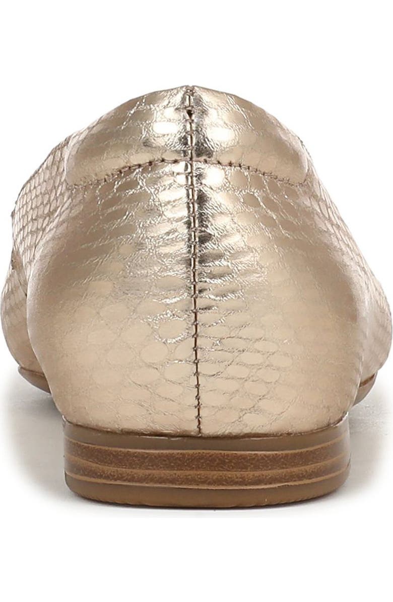 Naturalizer Kelley Ballet Flat, Alternate, color, Light Champagne Faux Leather