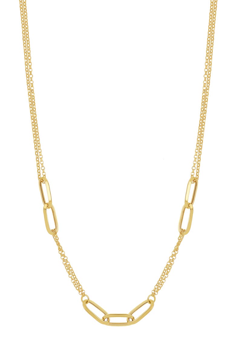 Bony Levy 14K Gold Link Necklace, Main, color, 