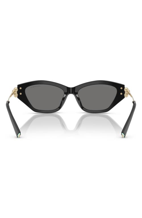 TIFFANY & CO TIFFANY & CO. 53MM POLARIZED CAT EYE SUNGLASSES