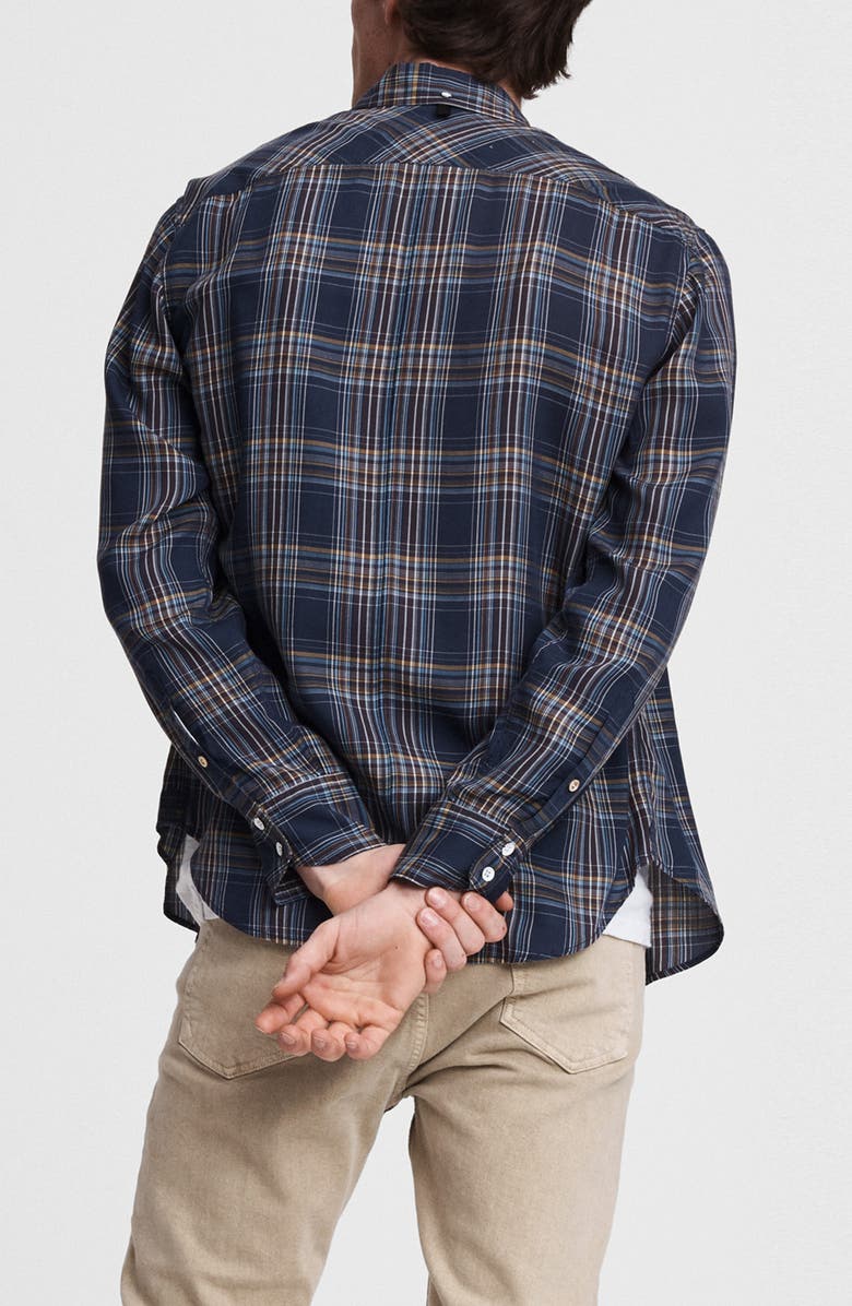 rag & bone Fit 2 Tomlin Plaid Button-Down Shirt, Alternate, color, 