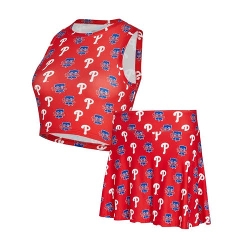Concepts Sport Red Philadelphia Phillies Knit Tank Top & Skort Set