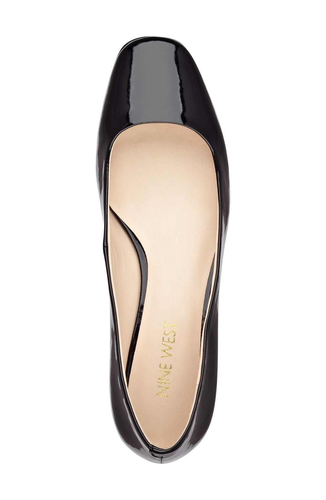 Nine West 'Olencia' Block Heel Pump, Alternate, color, 
