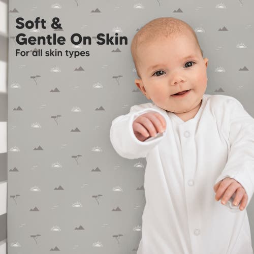 Keababies Isla Fitted Crib Sheets In White