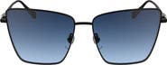 Longchamp 55mm Gradient Square Sunglasses