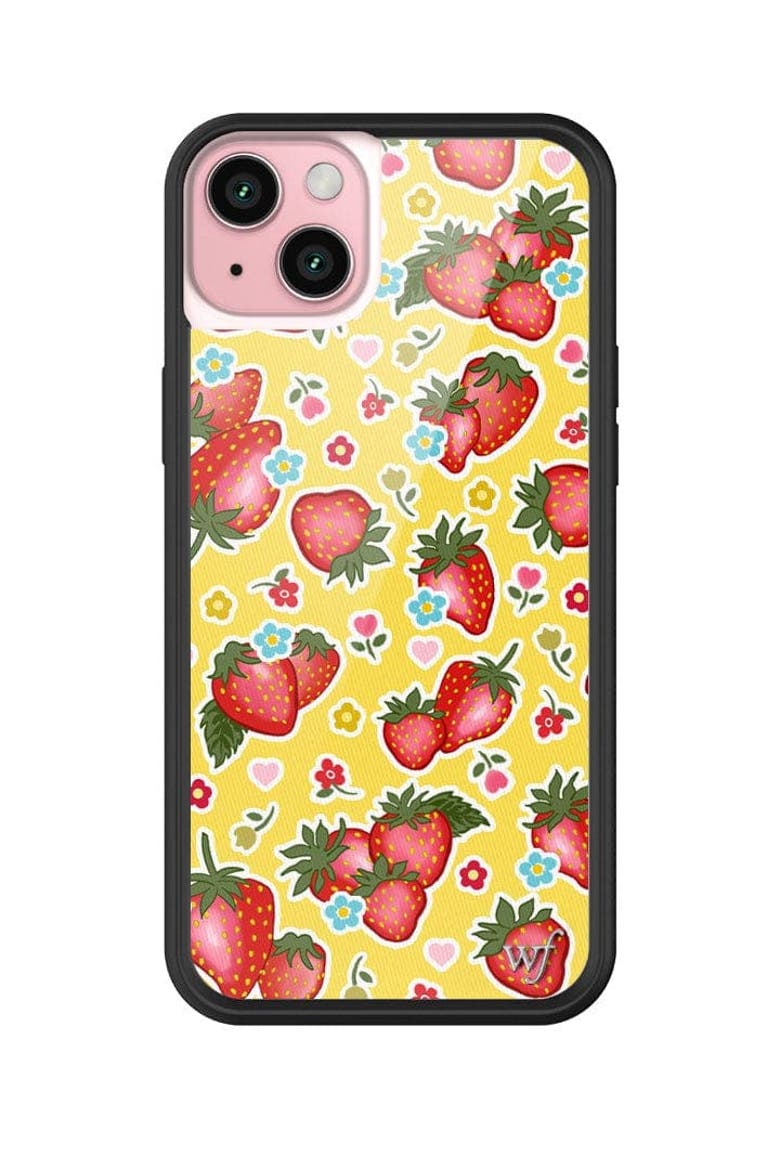 Sweet Berries iPhone Case, Alternate, color, Yellow