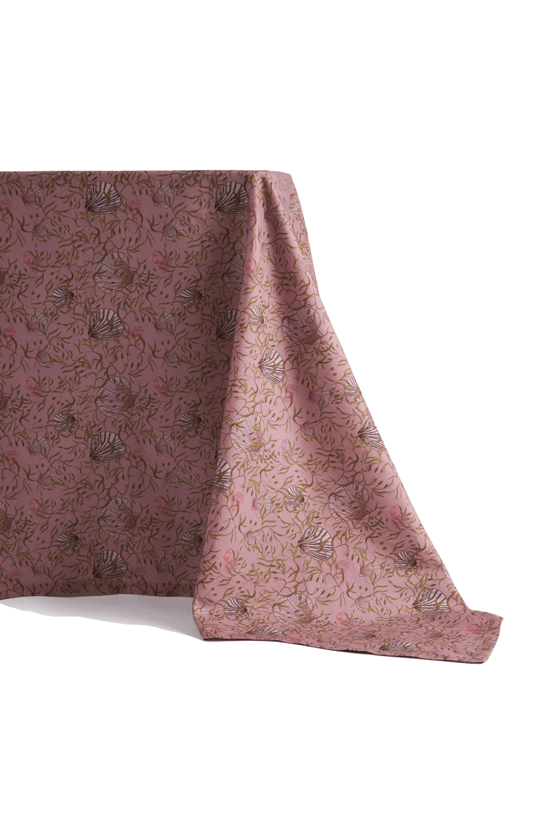 Sophie Williamson Design Tablecloth Mussels from Brussels, Main, color, Pink