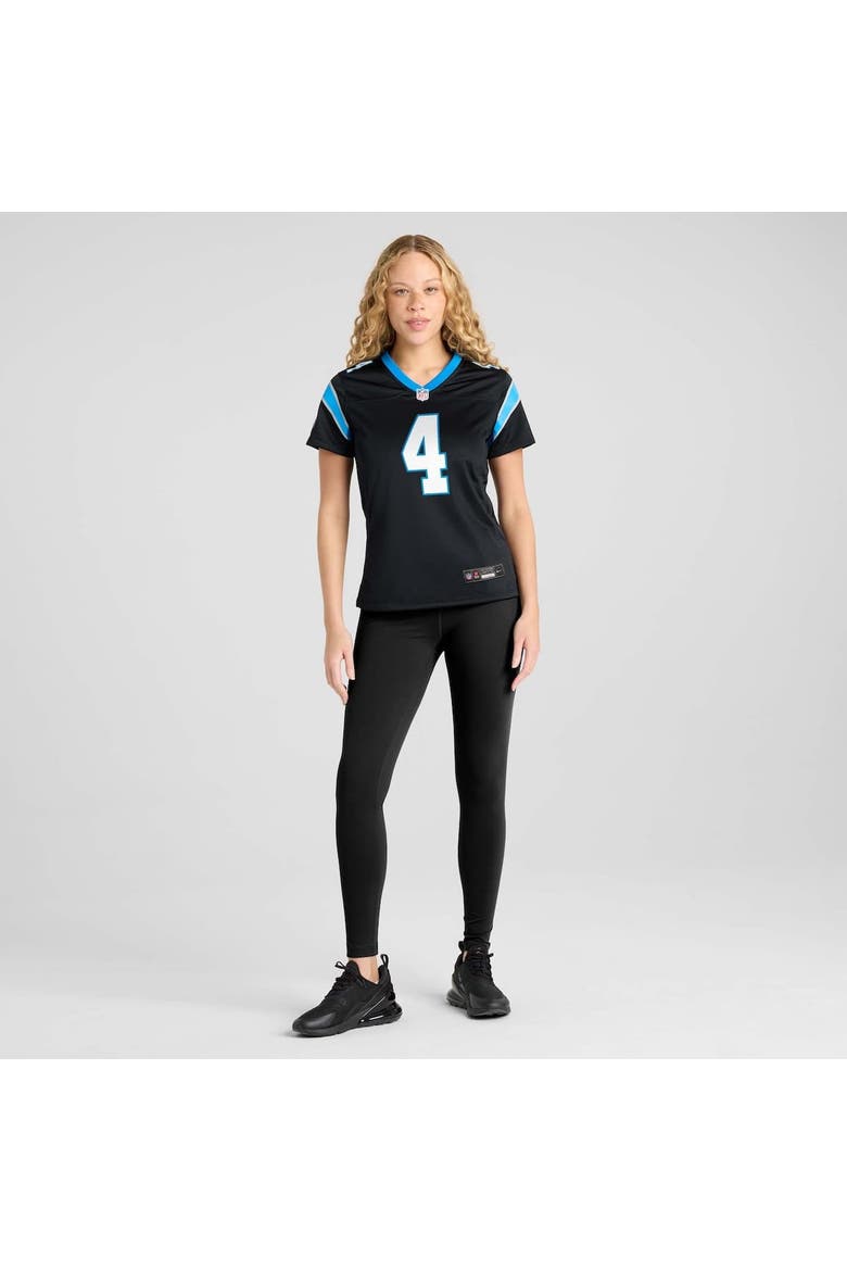 Women's Nike Tetairoa McMillan  Black Carolina Panthers Team Game Jersey, Alternate, color, Black