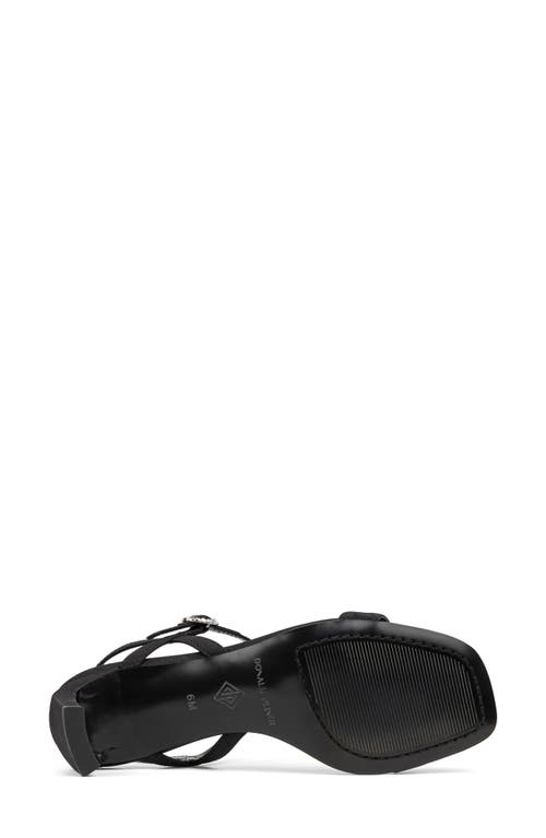 Shop Donald Pliner Block Heel Sandal In Black