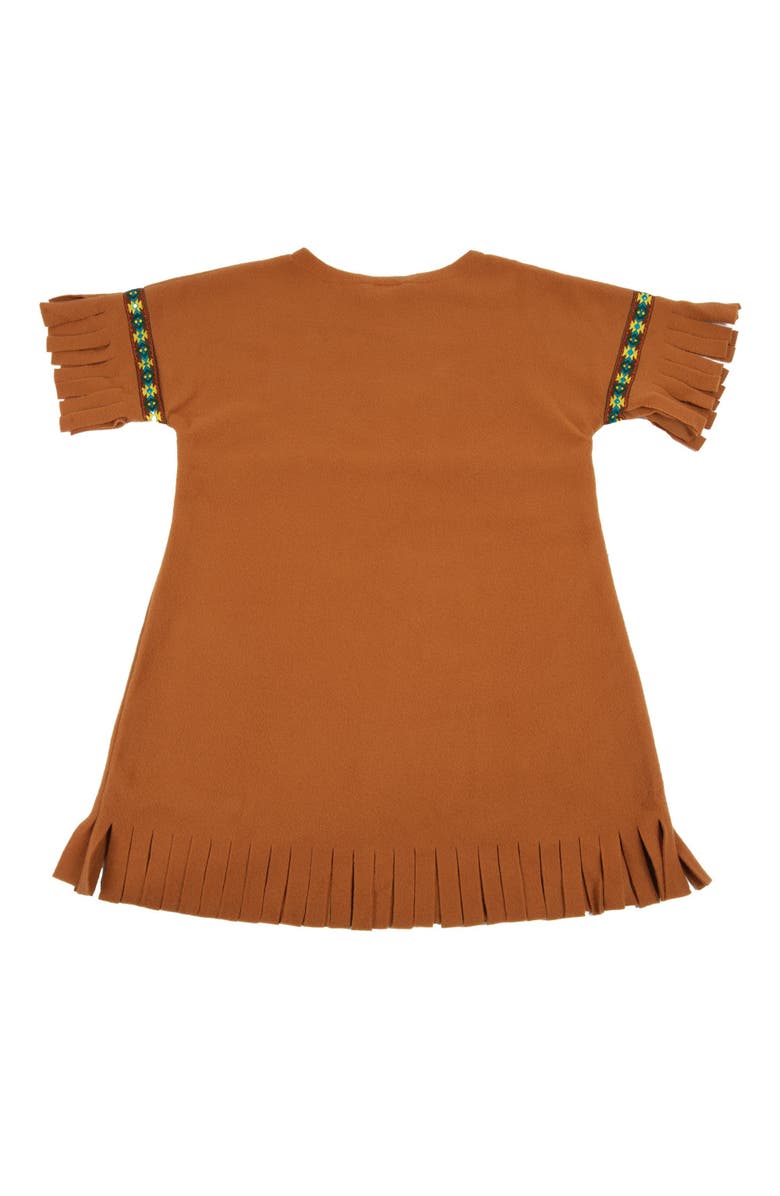 Kaplan Early Learning Company Festive Multiethnic Native American Girl Garment, Alternate, color, Brown