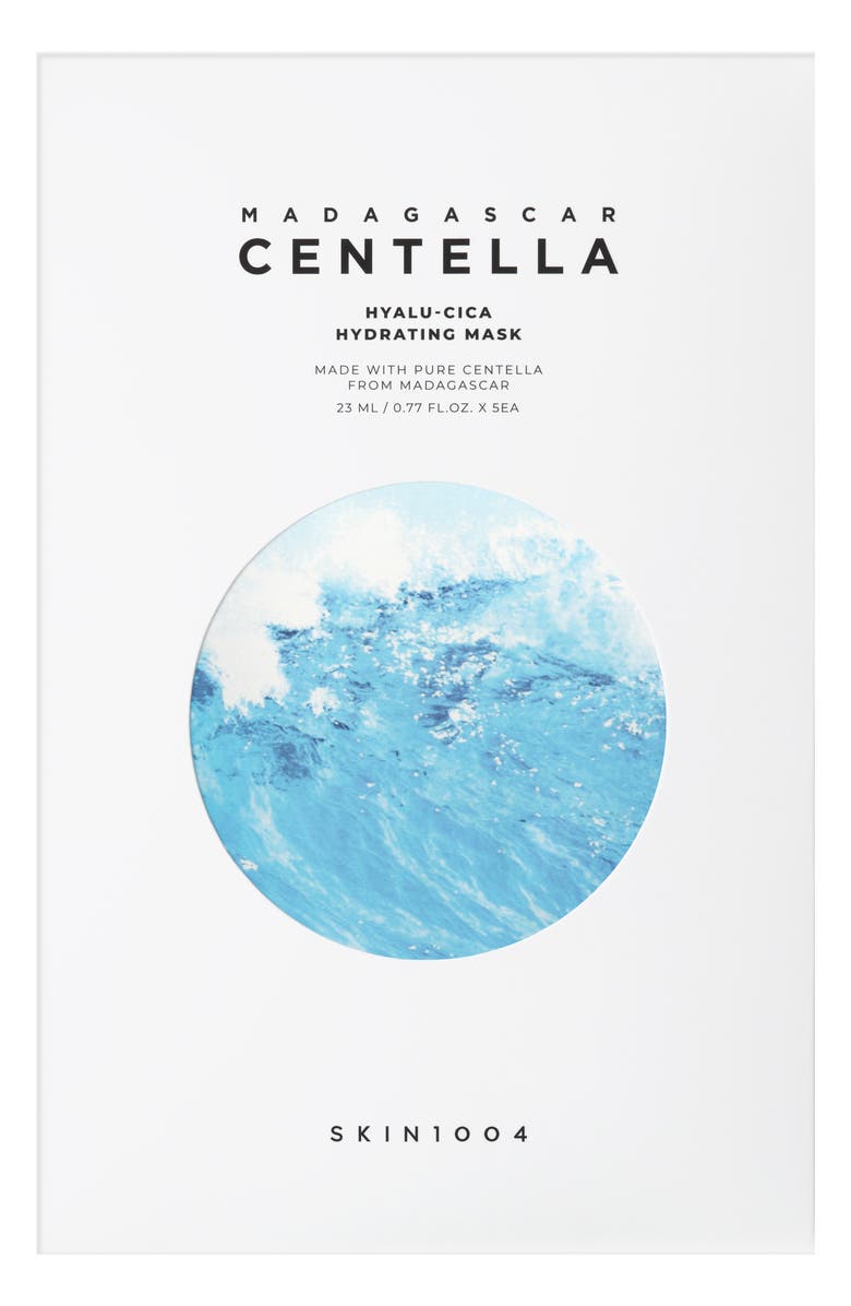 SKIN1004 Hyalu-Cica Hydrating Masks, Alternate, color, White