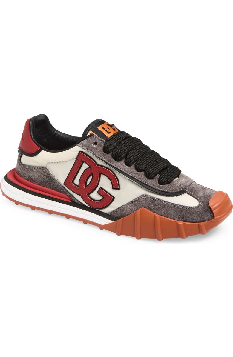 Dolce&Gabbana DG Athletic Sneaker, Main, color, Avorio/ Rosso