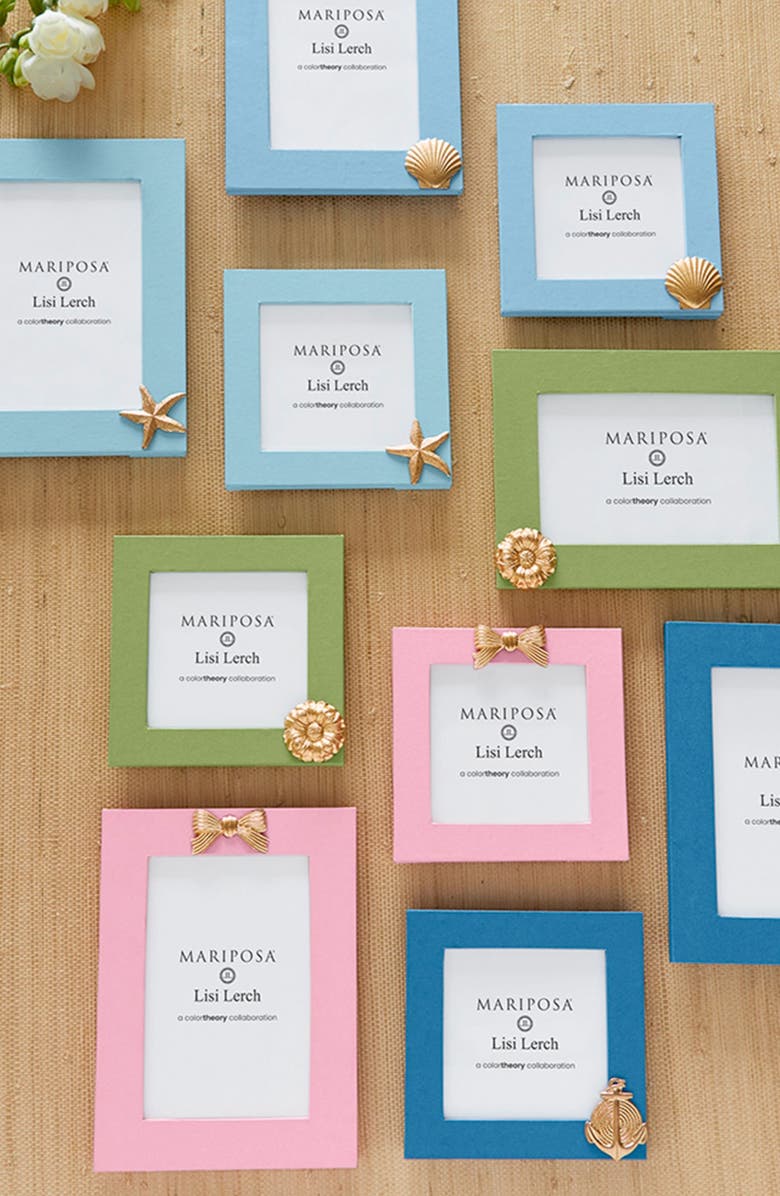 Mariposa Starfish Blue 4 x 6-Inch Picture Frame, Alternate, color, Blue