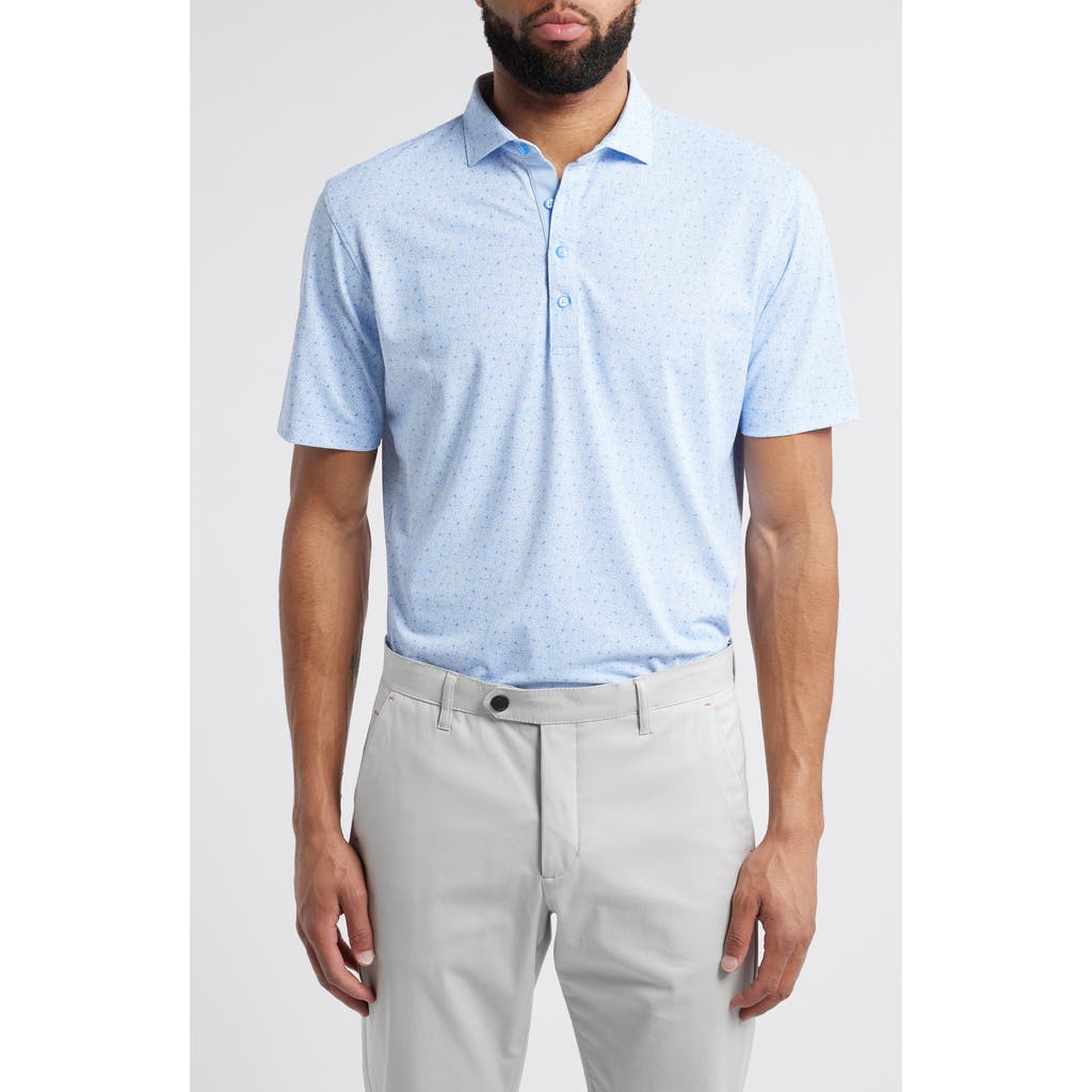 JOHNNIE-O JOHNNIE-O JUNES FLORAL PREP-FORMANCE GOLF POLO