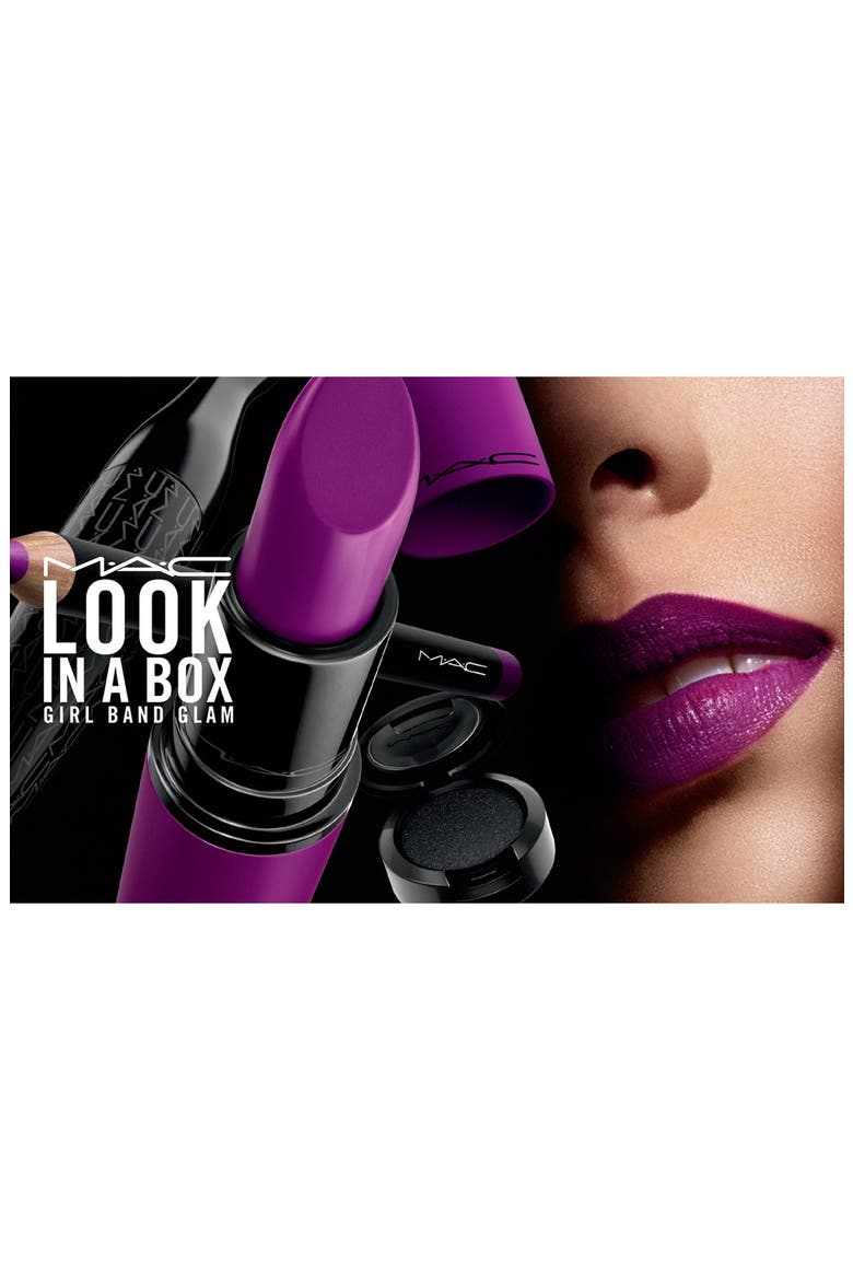 MAC 'Look in a Box - Girl Band Glam' Purple Lip & Eye Kit (Nordstrom Exclusive), Alternate, color, NO COLOR
