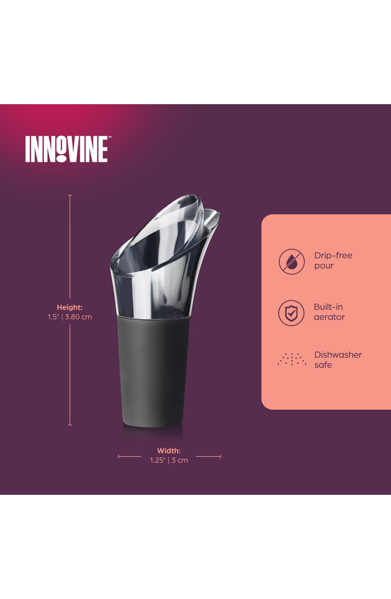 Innovine Drip Stop Pour Spout Set of 2, Alternate, color, Grey