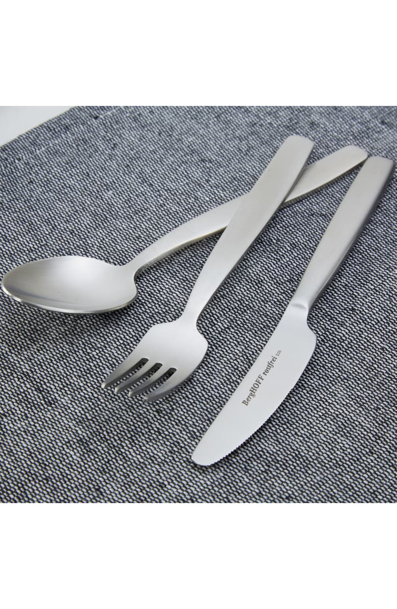 BergHOFF Kids' Leo Legacy 3-Piece Flatware Set, Alternate, color, Silver
