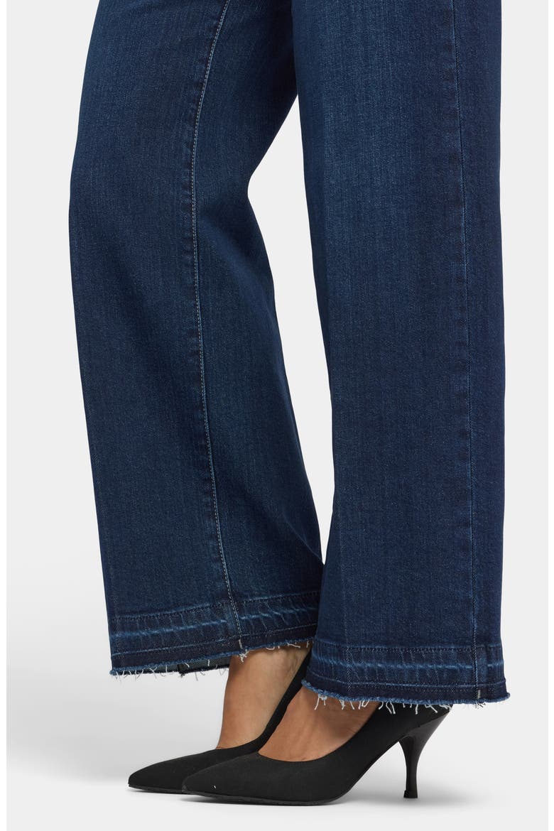 Teresa Release Hem Wide Leg Jeans, Alternate, color, MIDNIGHT BREEZE