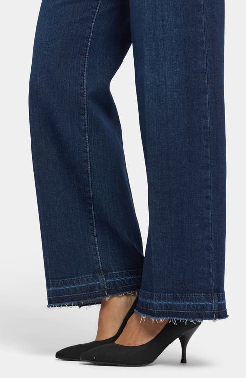 Nydj Teresa Release Hem Wide Leg Jeans In Blue