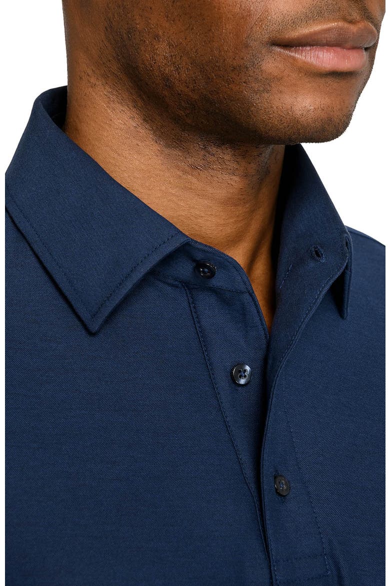Solid Mapleton Luxe Cross Dyed Polo, Alternate, color, NAVY