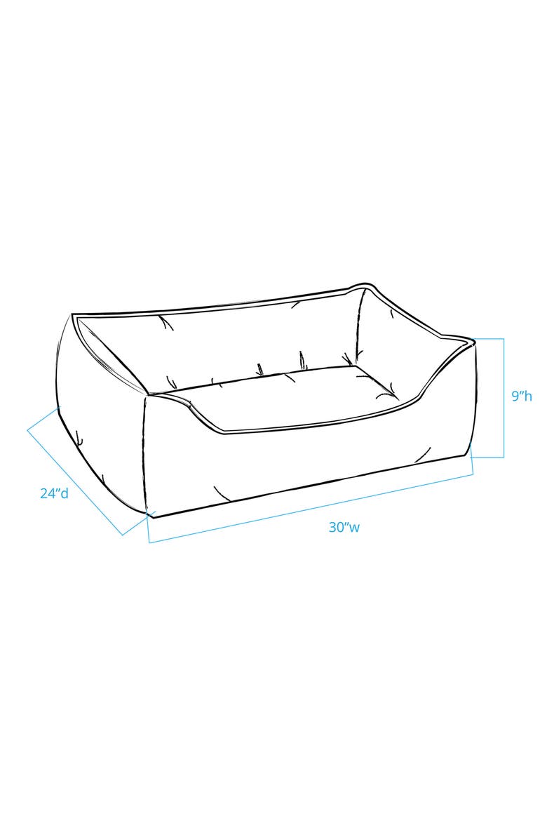 National Park Kuddler Dog Bed, Alternate, color, CRATER LAKE