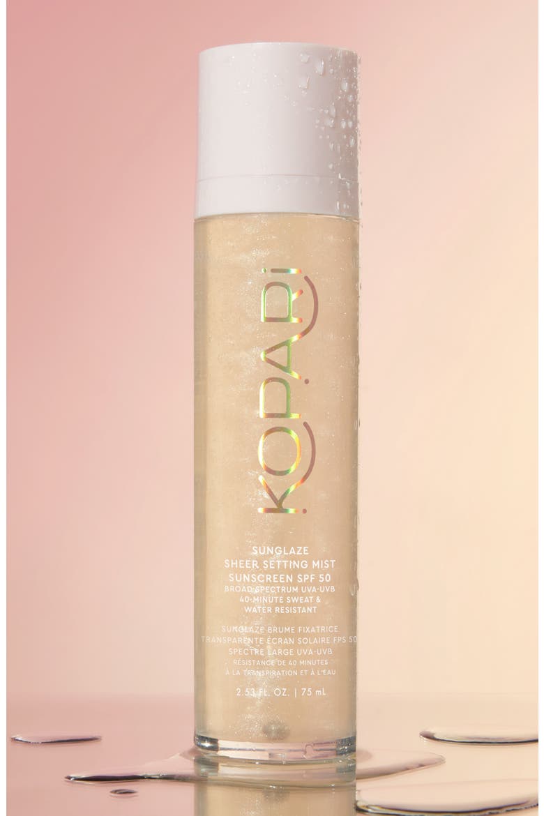 Sunglaze Sheer Setting Mist Sunscreen SPF 50, Alternate, color, NO COLOR