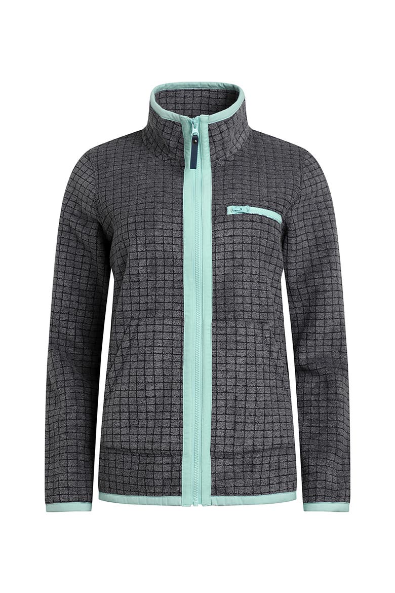 Tilly 1/4 Zip Grid Fleece, Alternate, color, Navy