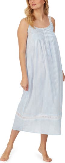 Sleeveless Cotton Nightgown