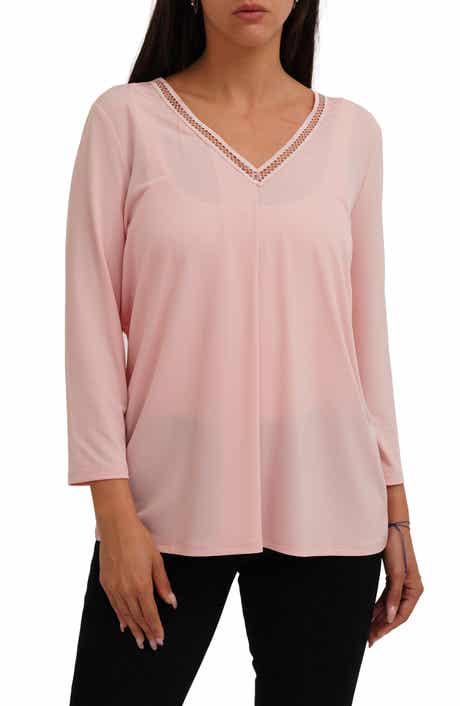 Solid V-Neck Top