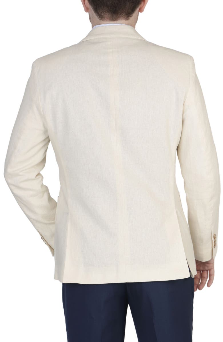 TailorByrd Solid Notch Lapel Linen Blend Sport Coat, Alternate, color, 