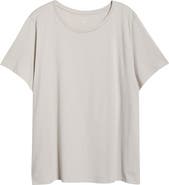 Eileen Fisher Crewneck Organic Cotton T-Shirt