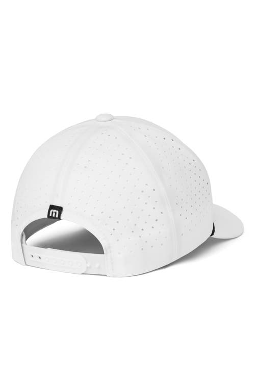 Travismathew Welcome Tour Baseball Cap In White