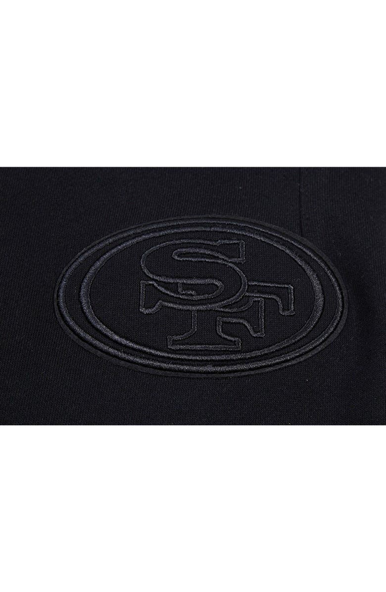PRO STANDARD Men's Pro Standard Black San Francisco 49ers Neutral Fleece Sweatpants, Alternate, color, Black