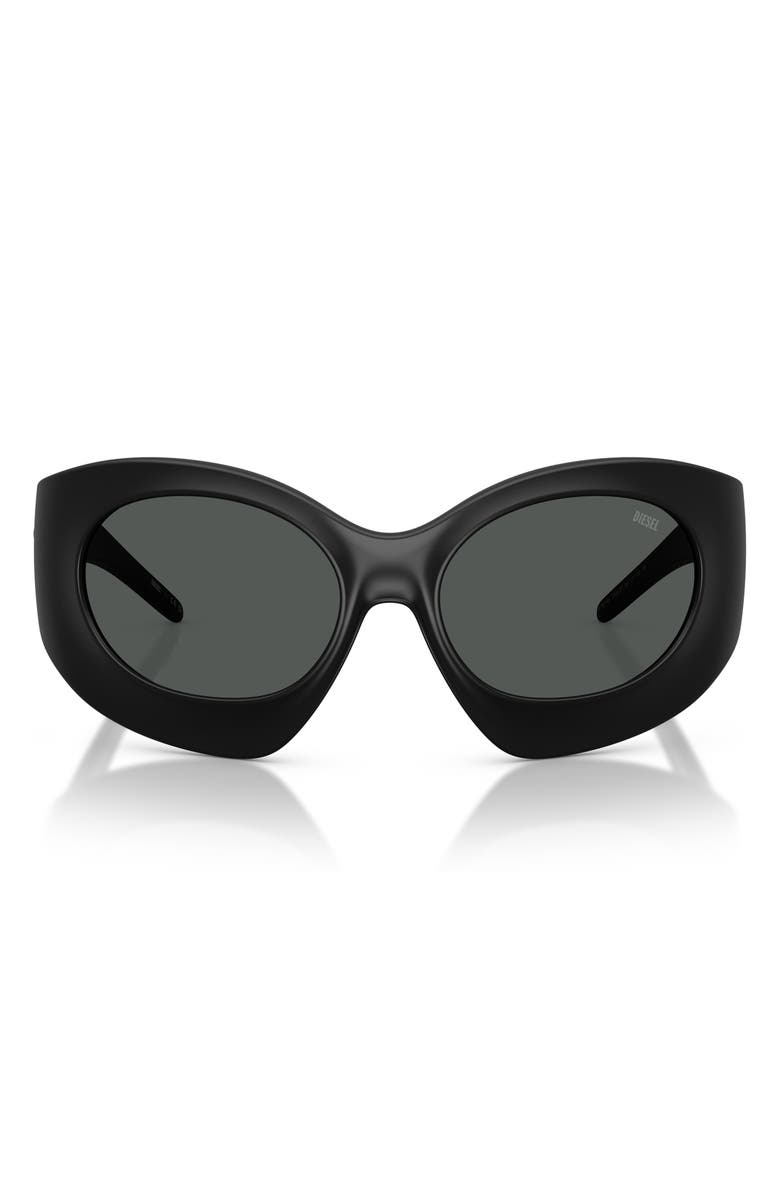 DIESEL<sup>®</sup> 56mm Cat Eye Sunglasses, Main, color, 