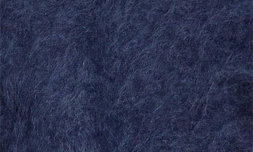 Margaret O'leary Brushed Cashmere V-neck Sweater In Blue