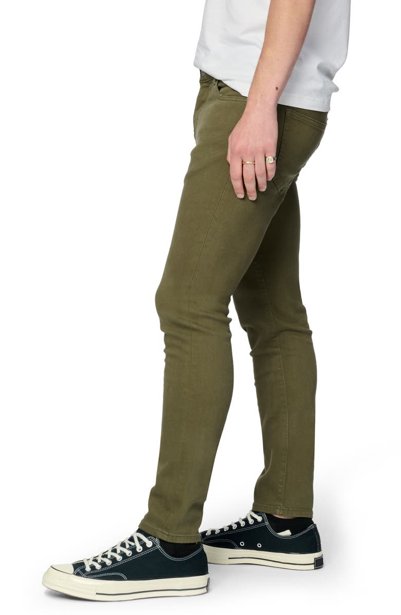 WARP+WEFT Skinny Jeans, Alternate, color, Moss Green