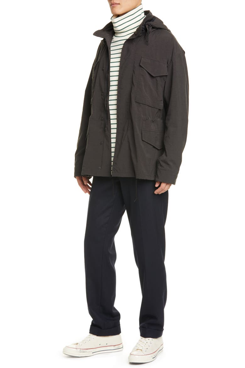 M-65 Nylon Field Jacket, Alternate, color, BLACK
