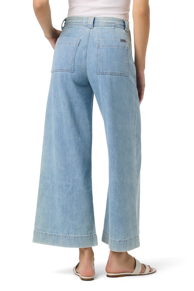 Tie Front Wide Leg Jeans, Alternate, color, ELEANOR