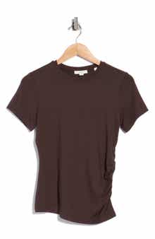 Vince Crewneck Ruched T-Shirt