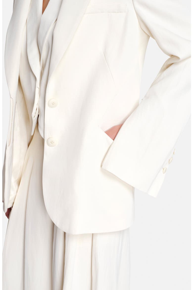 Next Boyfriend Blazer, Alternate, color, BONE