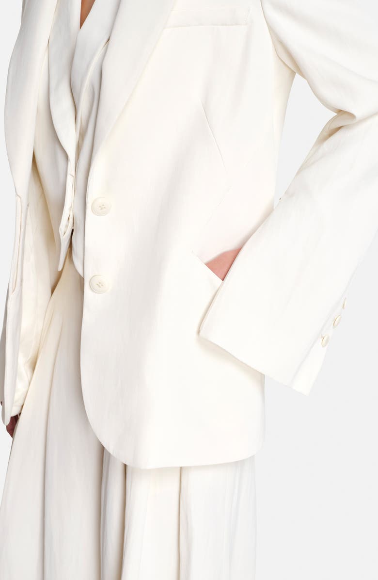 TWP Next Boyfriend Blazer, Alternate, color, Bone