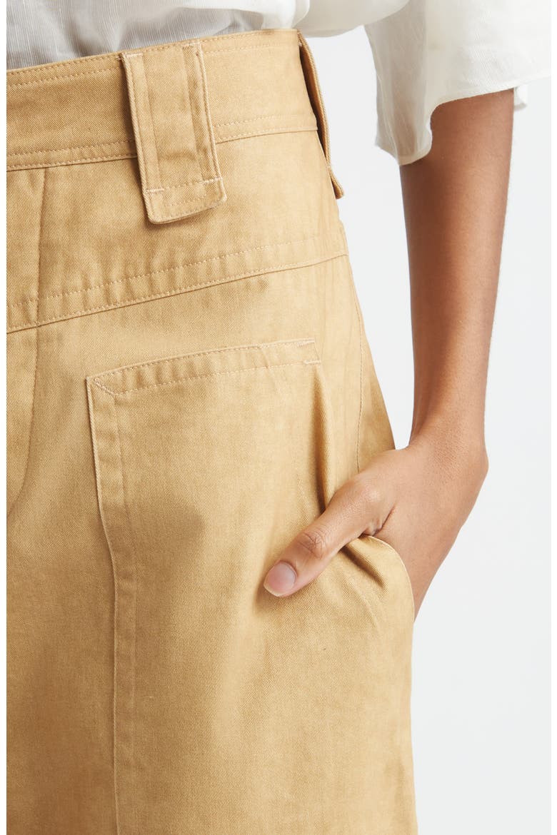 Rhil Straight Leg Cotton Pants, Alternate, color, BEIGE