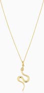 Oradina 10K Gold Snake Charmer Necklace