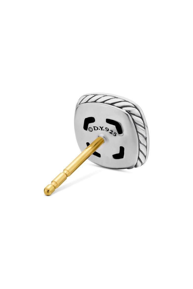 Petite Albion Stud Earrings, Alternate, color, SILVER/ DIAMOND