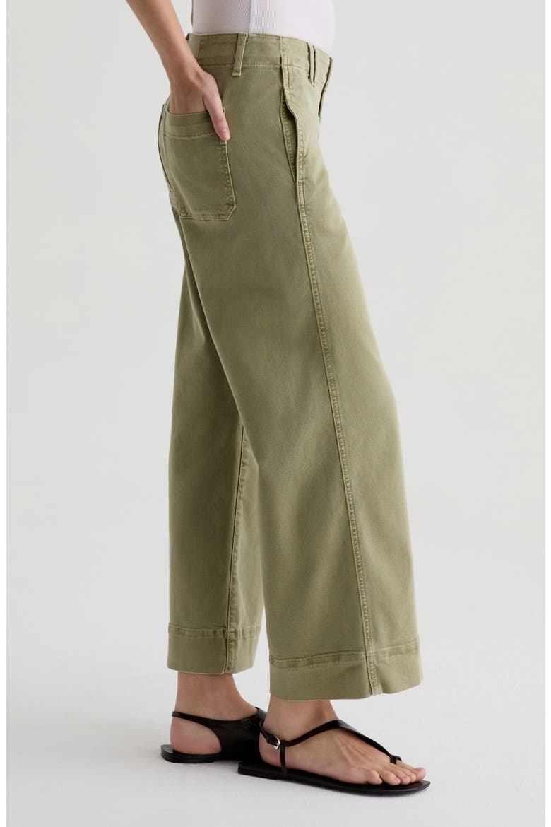 Natasha High Waist Flare Ankle Pants, Alternate, color, SULFUR BASIL