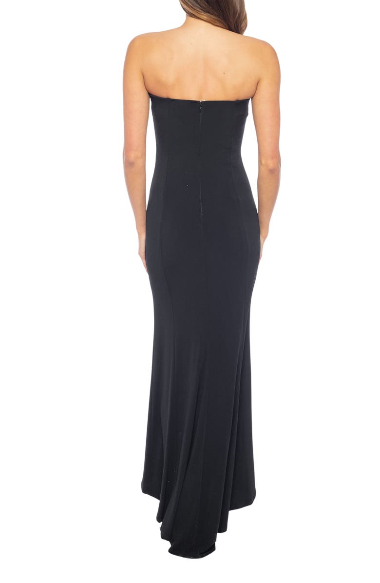 Marina Farj Beaded Bodice Strapless Mermaid Gown, Alternate, color,